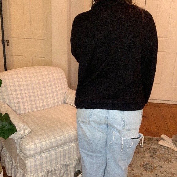 Current/Elliott White And Black Sweater - Picture 3 of 3